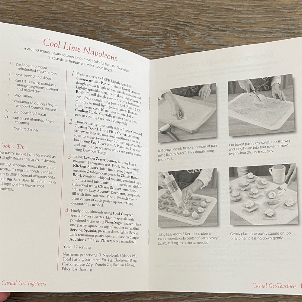 Set of The Pampered Chef Season's Best Recipe Collection Books - Picture 6 of 6